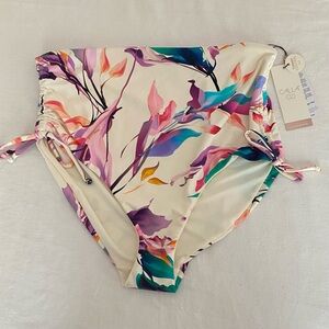 CALIA by Carrie Underwood Floral High-Waist Swim Bottom